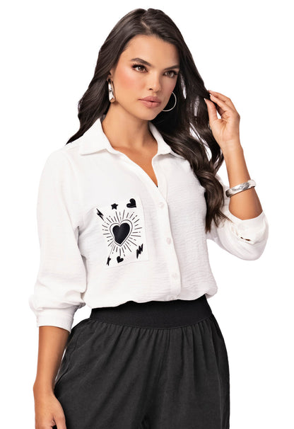 BLUSA PARA MUJER EN POLIESTER ref. 8778